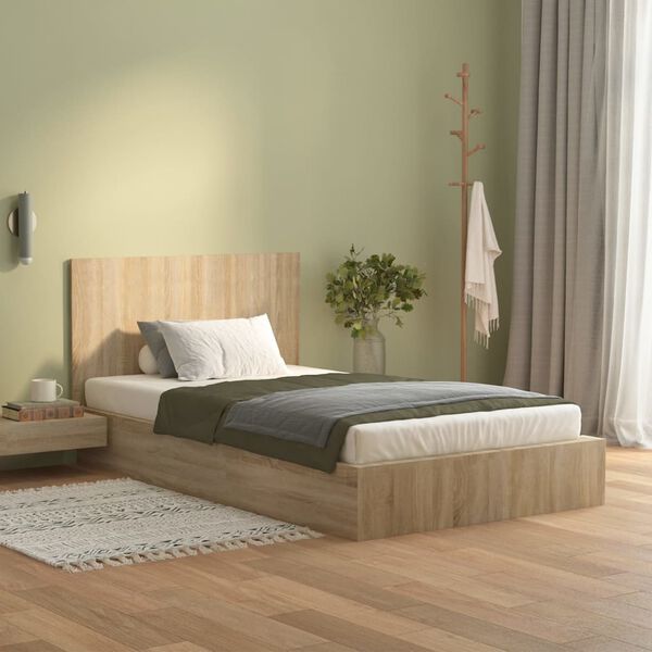 vidaXL Tête de lit Chêne sonoma 120x1,5x80 cm Bois d'ingénierie