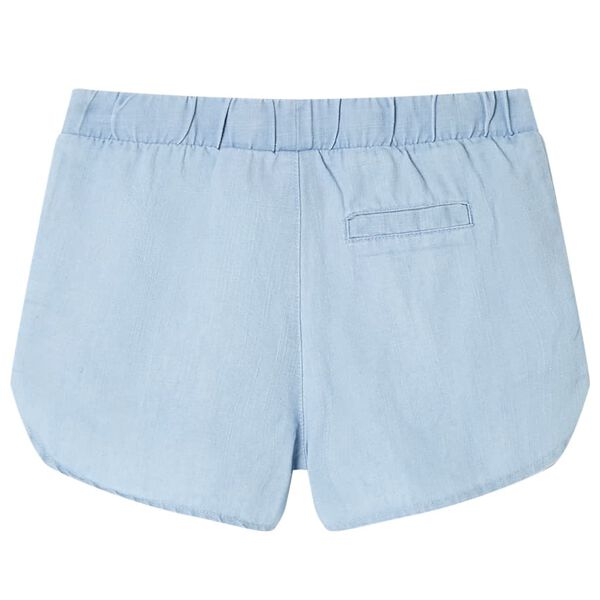 Short pour enfants bleu denim doux 104