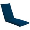 vidaXL Chaise longue pliable Tissu Oxford Bleu marine