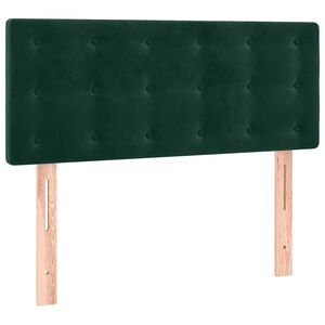 vidaXL T&ecirc;te de lit Vert fonc&eacute; 80x5x78/88 cm Velours