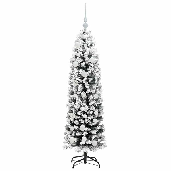 vidaXL Sapin de No&euml;l artificiel Vert 150 cm PVC et acier et plastique