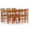vidaXL Ensemble de salle &agrave; manger 7 pcs Pin&egrave;de Marron miel