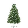vidaXL Sapin de Noël avec 300 LED avec support Vert 180 cm PE