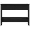 vidaXL Table console Ch&ecirc;ne noir 100 x 35 x 76,5 cm Bois d'ing&eacute;nierie