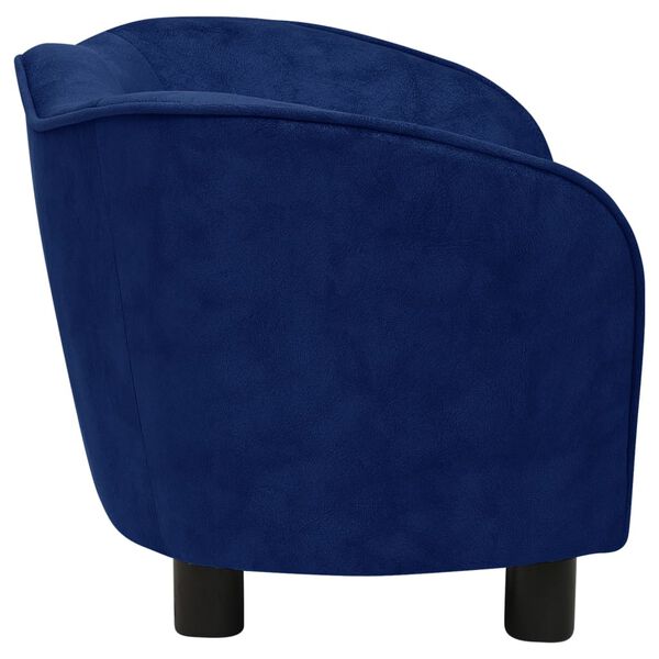 vidaXL Canap&eacute; pour chien Bleu 66x43x40 cm Peluche