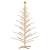 vidaXL Arbre de No&euml;l en bois 240 cm Bambou et bois de pin massif