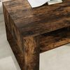 vidaXL Table basse Ch&ecirc;ne fum&eacute; 92 x 53 x 45 cm Bois d'ing&eacute;nierie
