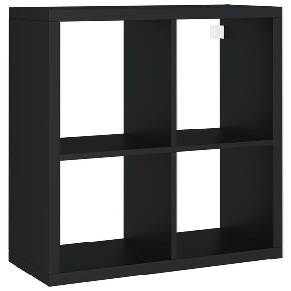 vidaXL &Eacute;tag&egrave;re murale sous forme de cube Noir 69,5x29,5x69,5 cm MDF