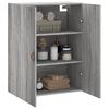 vidaXL Armoire murale sonoma gris 69,5x34x90 cm