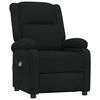 vidaXL Fauteuil électrique de massage Noir Tissu