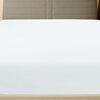 vidaXL Drap-housse Jersey Blanc 140x200 cm Coton