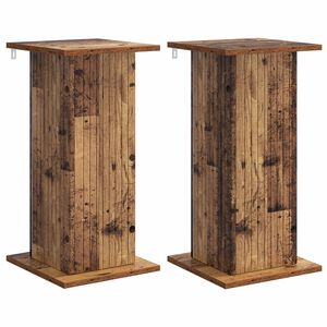 vidaXL Support de Plante 2 pcs Bois ancien 30,5 x 30 x 60,5 cm