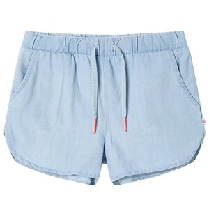 Short pour enfants bleu denim doux 140