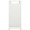 vidaXL Portant de bois chauffage blanc 90x28x65 cm