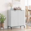 vidaXL Buffet Blanc brillant 69,5 x 33 x 82 cm Bois d'ing&eacute;nierie
