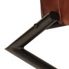 vidaXL Fauteuil marron cuir véritable
