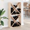 vidaXL &Eacute;tag&egrave;re &agrave; vin 2 pcs Naturel 62 x 25 x 62 cm Pin massif