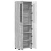 vidaXL Haut Armoire avec &eacute;tag&egrave;re FLORIN Gris Sonoma 60 x 35 x 182 cm