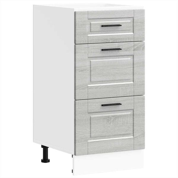 vidaXL Armoire de cuisine Porto sonoma gris bois d'ingénierie