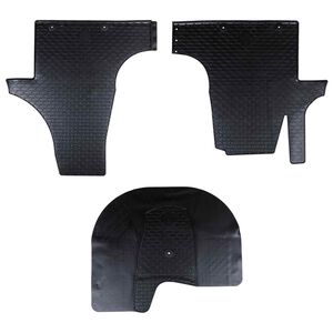 vidaXL Tapis de voiture 3 pcs Noir VW T5 , T6 , pour MULTAN