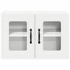 vidaXL Armoire de cuisine avec &eacute;tag&egrave;re 2 pcs Blanc 60 x 31 x 40 cm