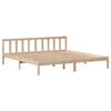 vidaXL Cadre de lit sans matelas 200x200 cm bois massif de pin