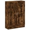 vidaXL Biblioth&egrave;que ch&ecirc;ne fum&eacute; 82,5x30,5x115 cm bois d'ing&eacute;nierie