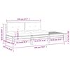 vidaXL Canap&eacute; de jardin avec coussins et repose-pied 2 places