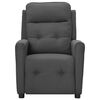 vidaXL Fauteuil de massage Gris fonc&eacute; Tissu