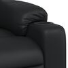 vidaXL Fauteuil de massage inclinable Noir Similicuir