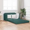 vidaXL Canap&eacute;-Lit 110cm Vert fonc&eacute; tissu
