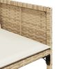 vidaXL Ensemble &agrave; manger de jardin et coussins 13 pcs beige