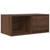 vidaXL Meuble TV 2 pcs ch&ecirc;ne marron 60x31x25,5 cm bois d'ing&eacute;nierie