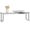 vidaXL Étagère de table de travail 110x30x35 cm inox