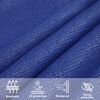 vidaXL Voile d'ombrage 160 g/m&sup2; Bleu 2x3,5 m PEHD