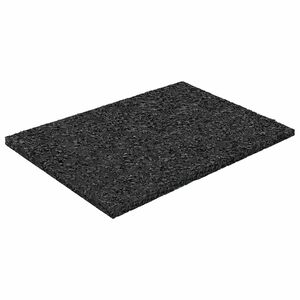 vidaXL Tapis de patio en granulat de caoutchouc Noir 6 x 9 x 0,3 cm