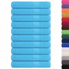 vidaXL Serviettes FROGN 10 pcs turquoise 100x200 cm 360 g/m²