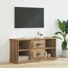 vidaXL Meuble TV Ch&ecirc;ne artisanal 99,5 x 35,5 x 48 cm Bois d'ing&eacute;nierie