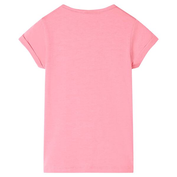 T-shirt pour enfants rose vif 128