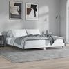 vidaXL Cadre de lit sans matelas blanc 140x200 cm bois d'ing&eacute;nierie