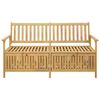 vidaXL Banc de rangement avec stockage avec porte Acacia massif