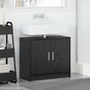 vidaXL Cabinet de salle de bain avec porte Chêne noir 63 x 29 x 55 cm