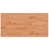 vidaXL Dessus de table 80x40x2,5 cm rectangulaire bois massif de h&ecirc;tre