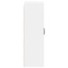 vidaXL Armoire de cuisine avec &eacute;tag&egrave;re Blanc brillant 60 x 31 x 100 cm