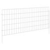 vidaXL Cl&ocirc;ture de jardin avec piquets 48 pcs 115 x 50 cm Mesh Argent&eacute;