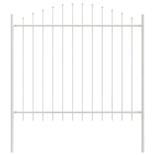 vidaXL Clôture de jardin 6 pcs Blanc 170 x 190 cm