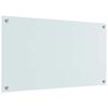 vidaXL Protection de cuisine 2 pcs Blanc 90 x 50 cm verre tremp&eacute;