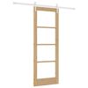 vidaXL Porte coulissante Naturel 73,5 x 198,5 cm