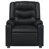 vidaXL Fauteuil de massage inclinable Noir Similicuir
