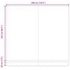vidaXL Auvent R&eacute;tractable Rouge et Blanc 300 x 250 cm Tissu et M&eacute;tal